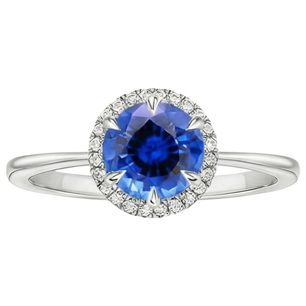 echter round diamant 2.50Karat ring Detailansicht