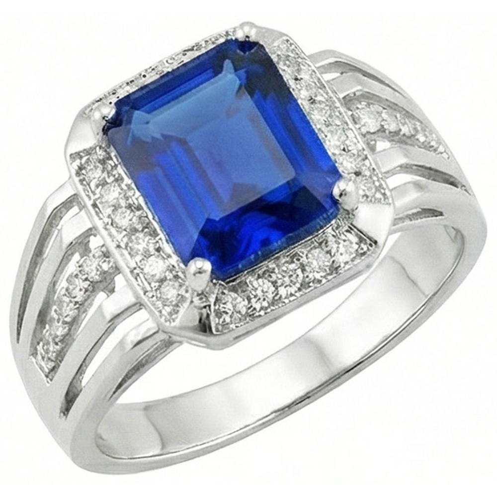 echter round diamant 3.50Karat ring Vorderansicht