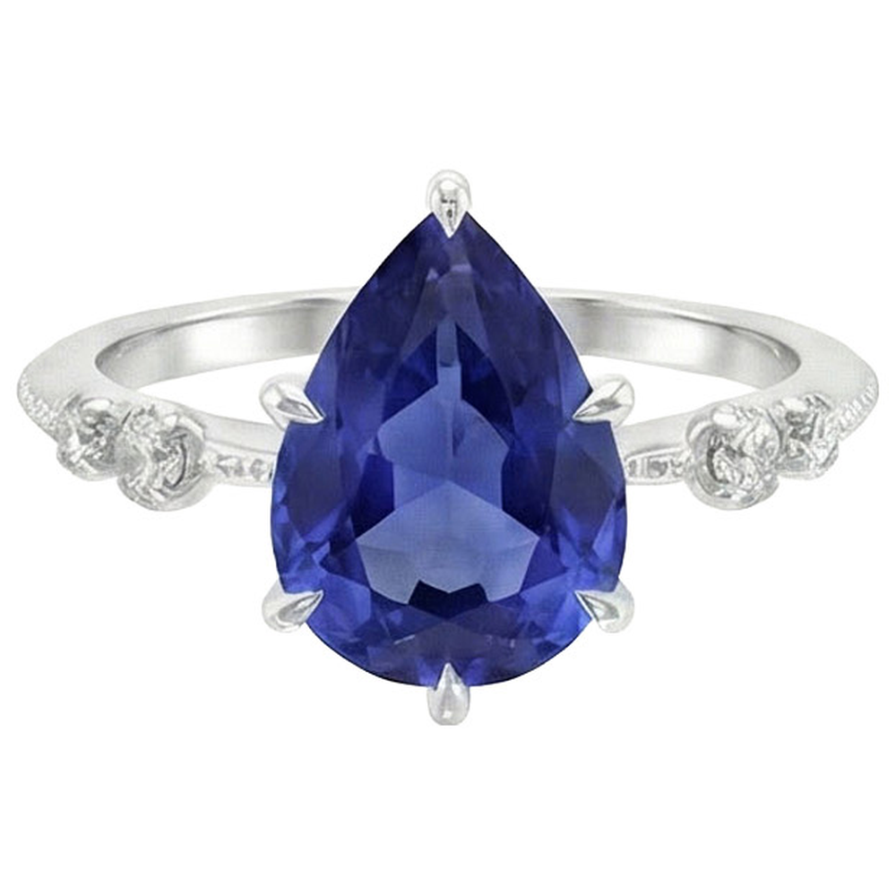 echter round diamant 2.50Karat ring Detailansicht