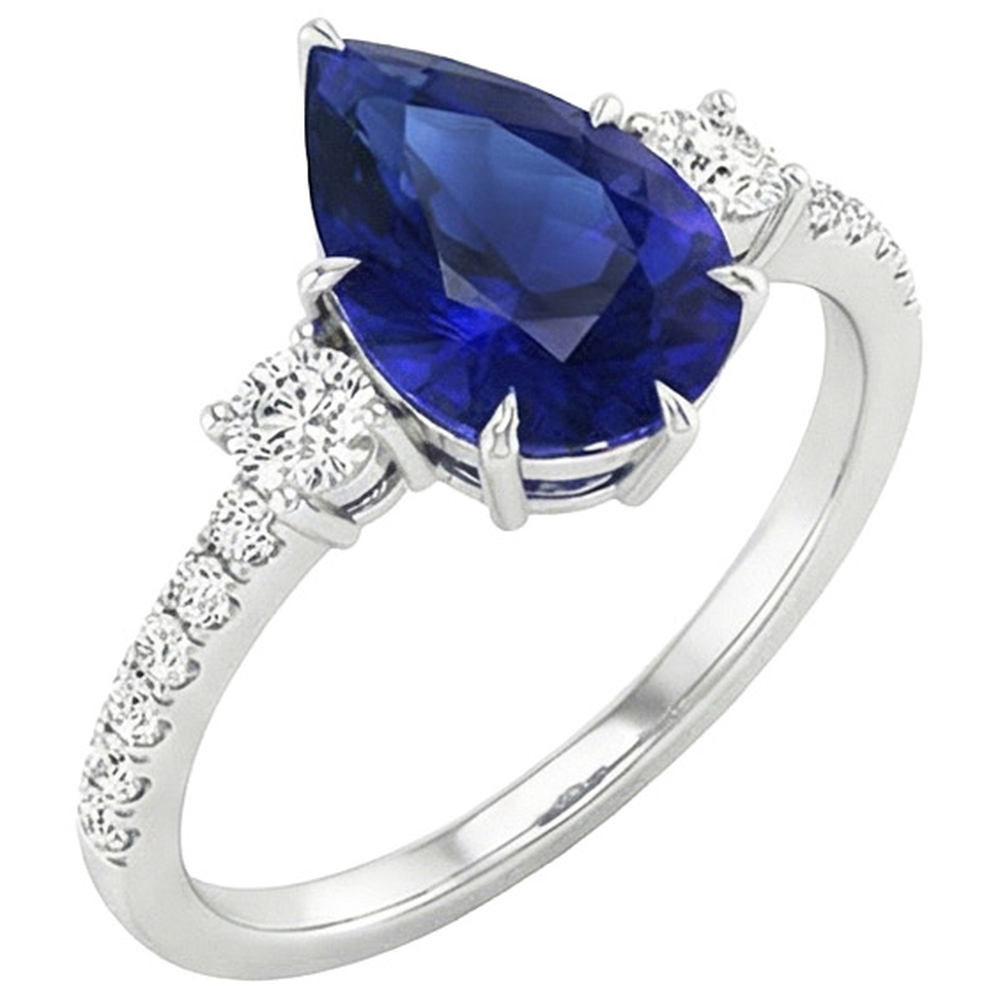 echter round diamant 5.50Karat ring Detailansicht
