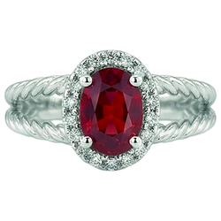 Echter Rubin Ring 1.16 Karat