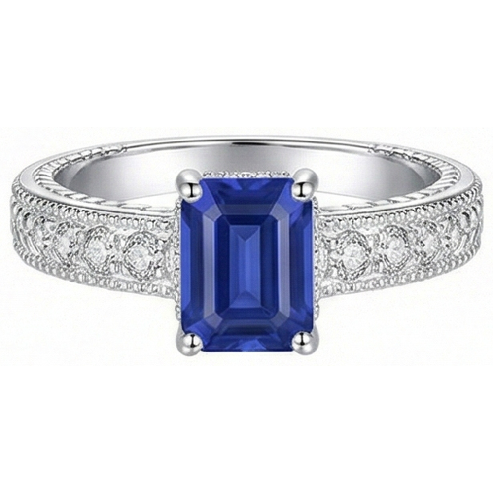 echter round diamant 2.50Karat ring Vorderansicht