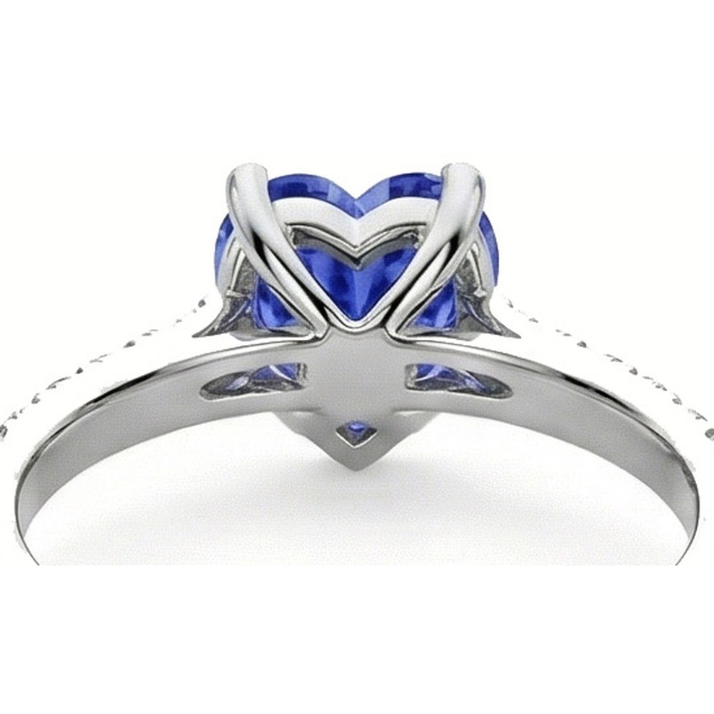 echter round diamant 3Karat ring Band Detail