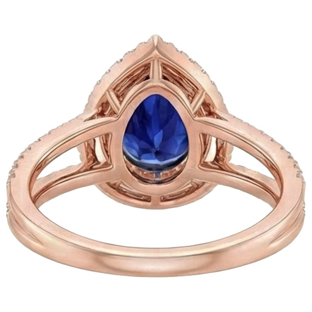 echter round diamant 5.75Karat ring auf Weiß