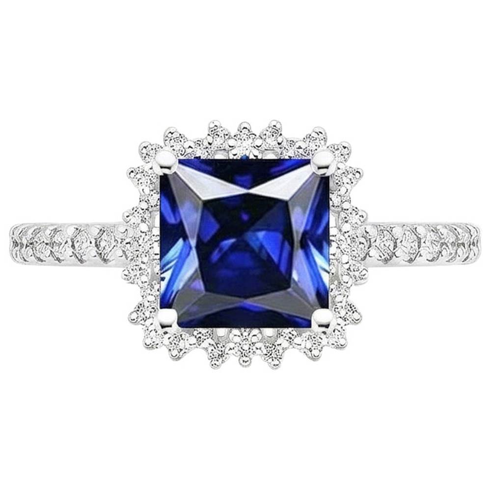 echter round diamant 6.25Karat ring auf Weiß