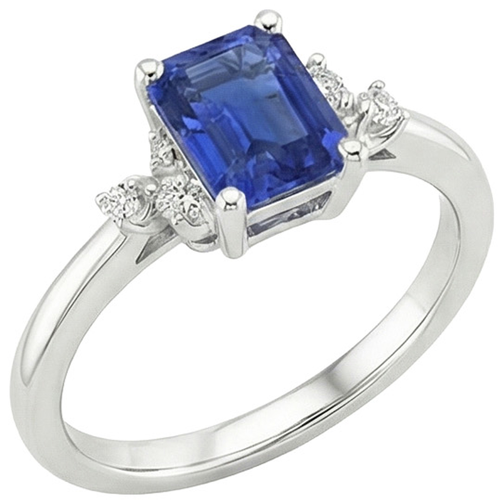 echter round diamant 4Karat ring Seitenansicht