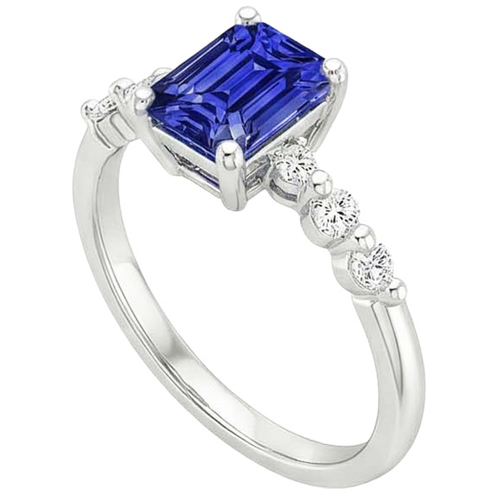 echter round diamant 3.50Karat ring Detailansicht