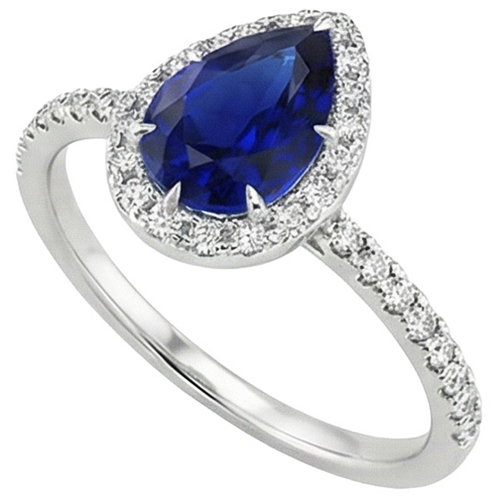 echter round diamant 6.20Karat ring Draufsicht