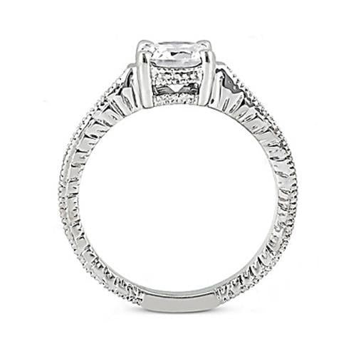 Diamant-Verlobungsring 1,75 Ct. Natürliche Diamanten F Vs1 Gold Neu