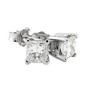 Diamantohrringe Prinzessin Natürliche Diamant Ohrstecker 6 Ct.