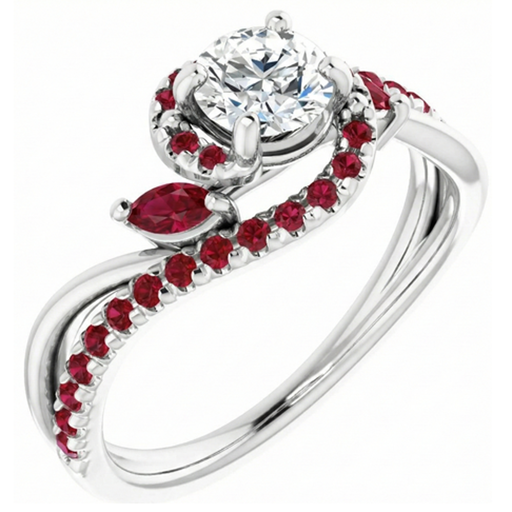 Diamantring 1.65 Karat Burmese Rubin Damen Schmuck