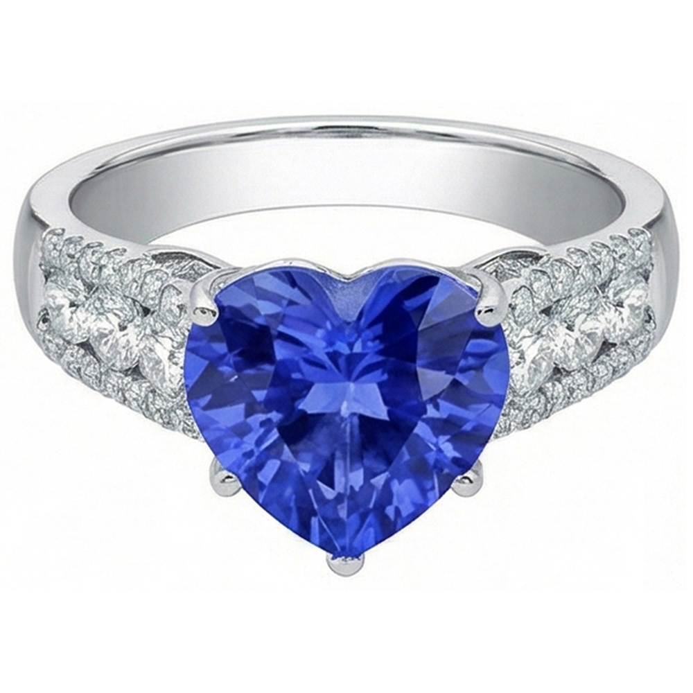 echter round diamant 5.50Karat ring Detailansicht