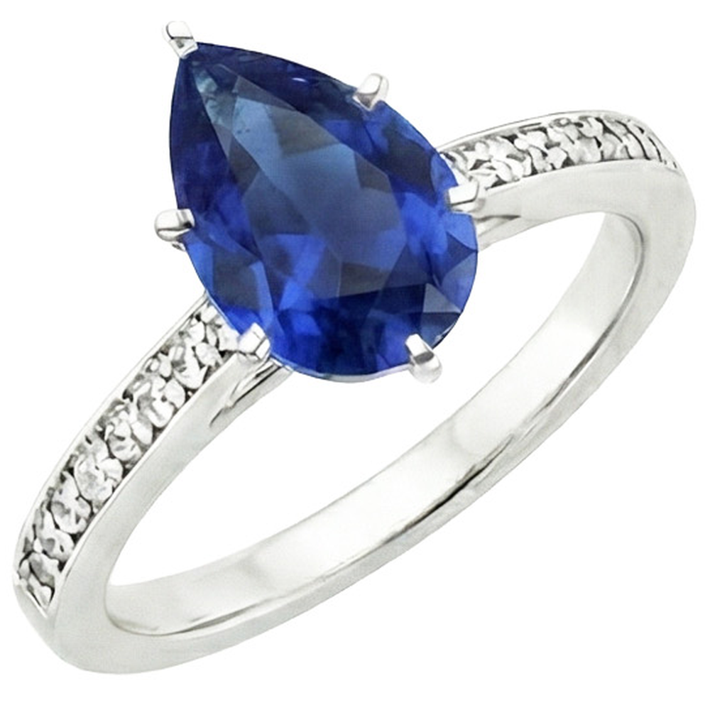 echter round diamant 7.25Karat ring Seitenansicht