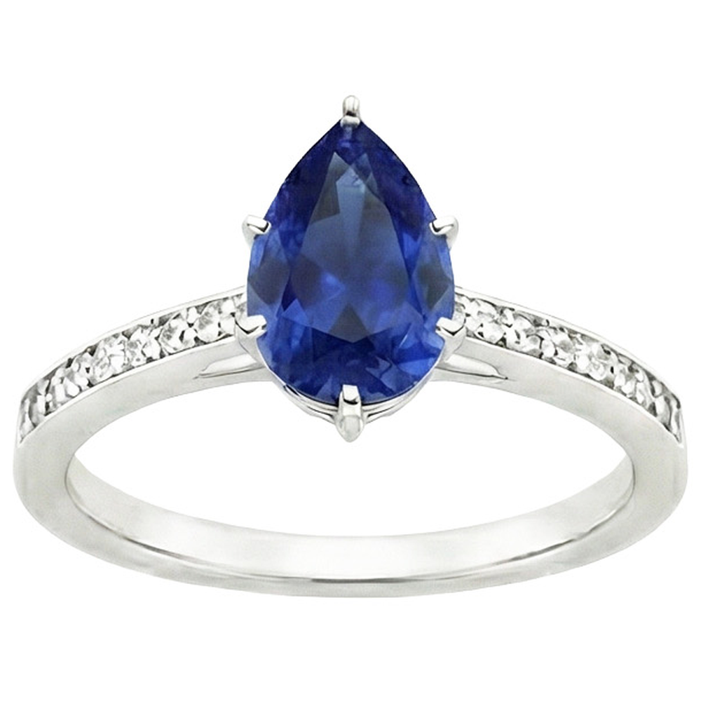 echter round diamant 7.25Karat ring Detailansicht
