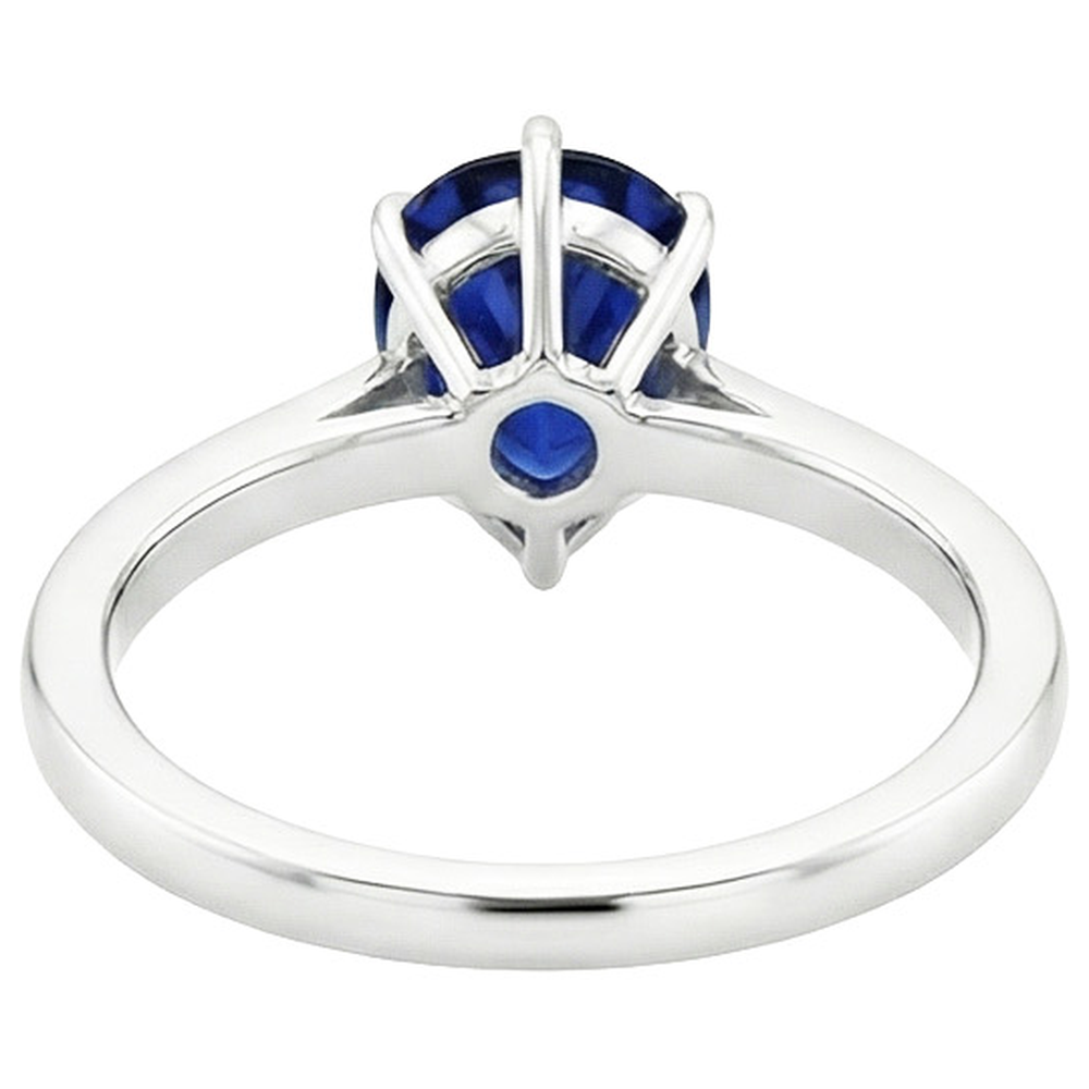 echter round diamant 7.25Karat ring auf Weiß