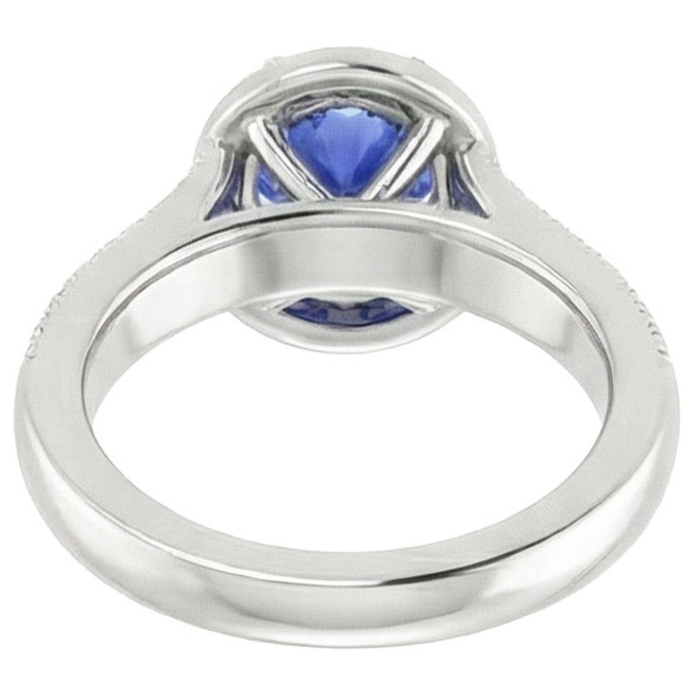 echter round diamant 6Karat ring auf Weiß