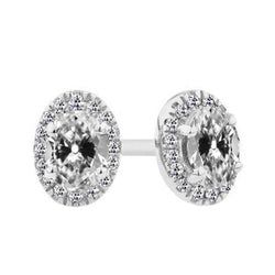 Antik-Kissen-Schliff Edler Diamant Ohrringe 1,50 Karat – 14K