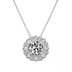 14 Karat Weißgold Diamant Hänge-Anhänger – 1,50-Karat