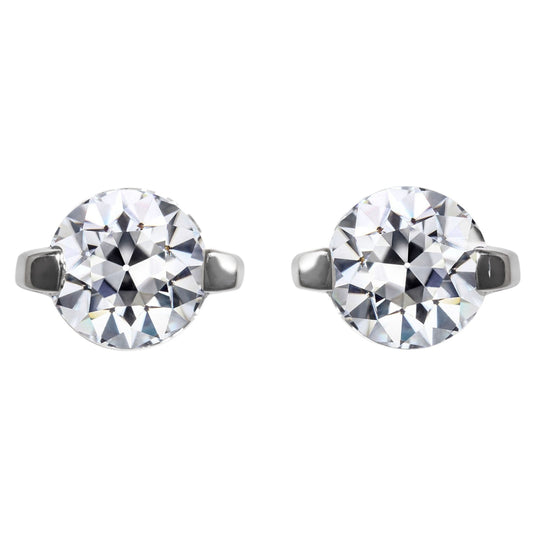 Stilvoller Edler Diamant Ohrringe 2,50 Karat – Hauptansicht