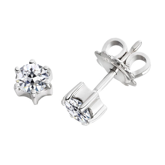 Natürlicher Diamant Ohrhänger – Hauptansicht