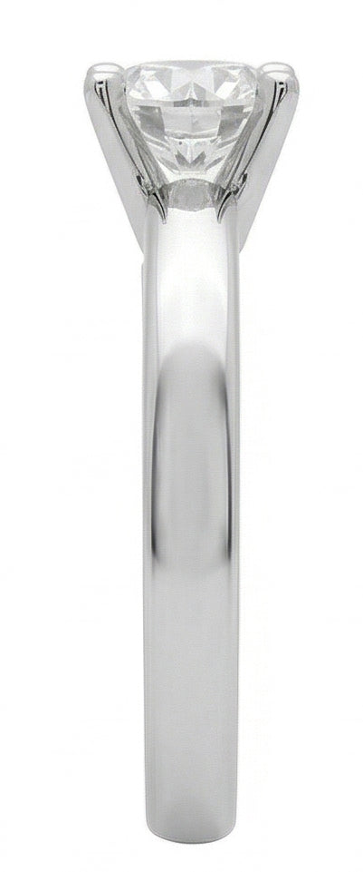 echter round diamant 3Karat ring mit Diamantbesatz