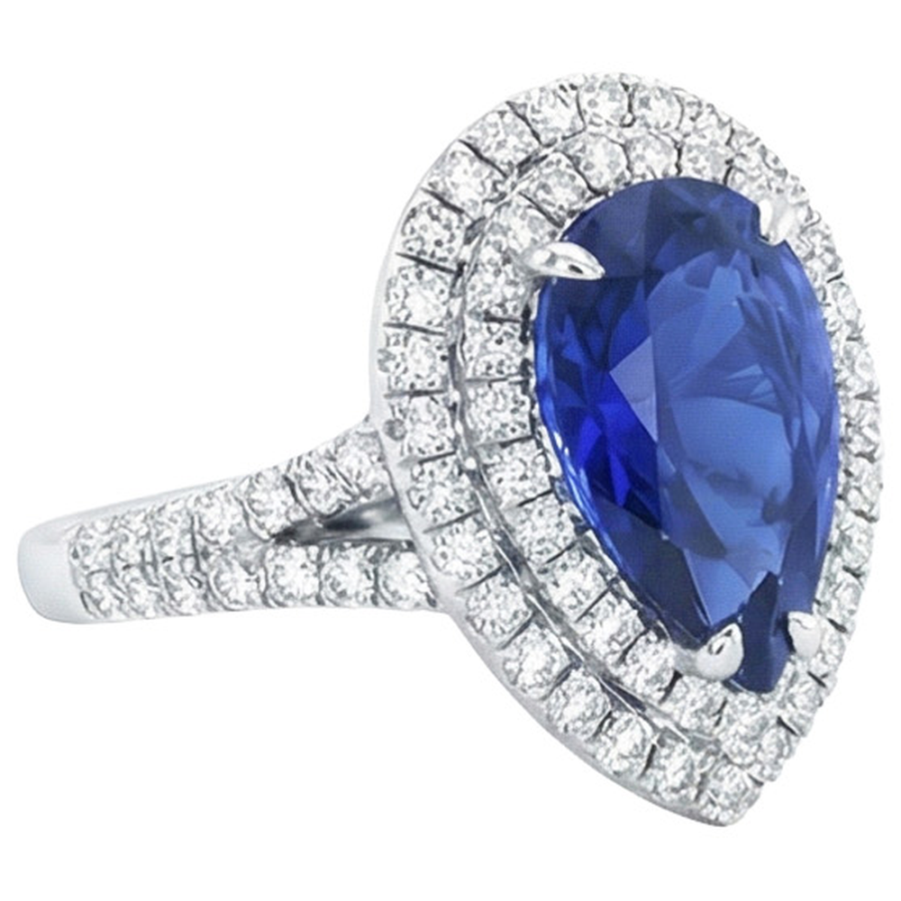 echter round diamant 6.50Karat ring Detailansicht