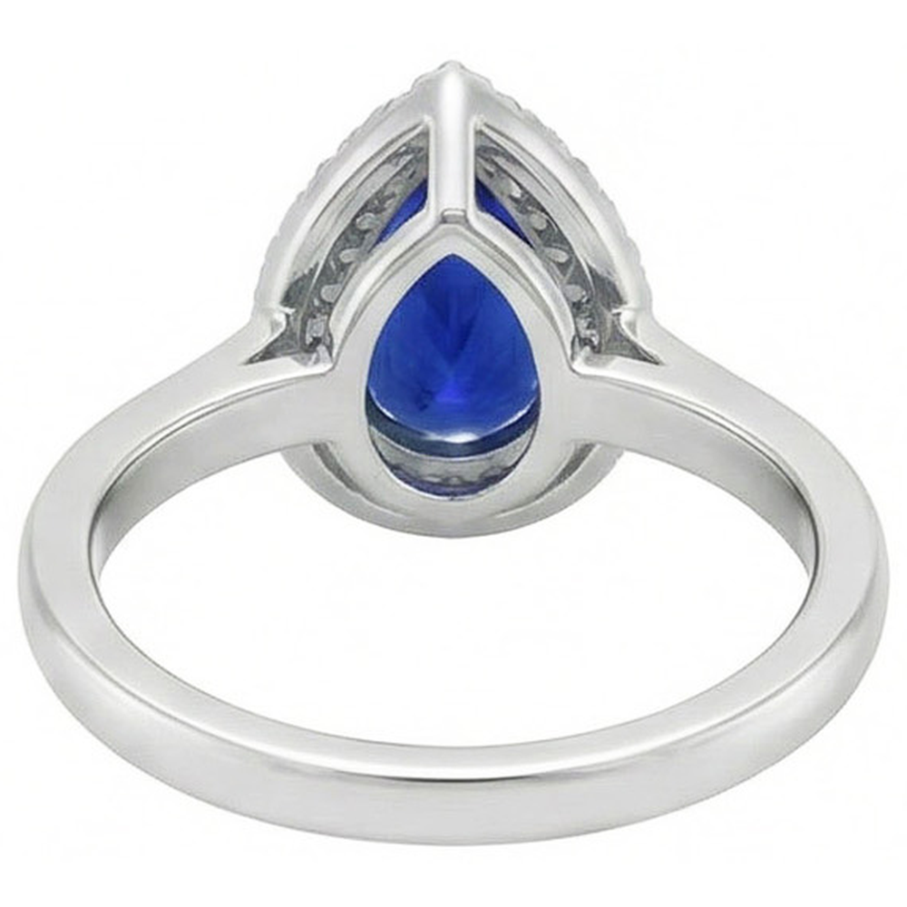 echter round diamant 3Karat ring Detailansicht