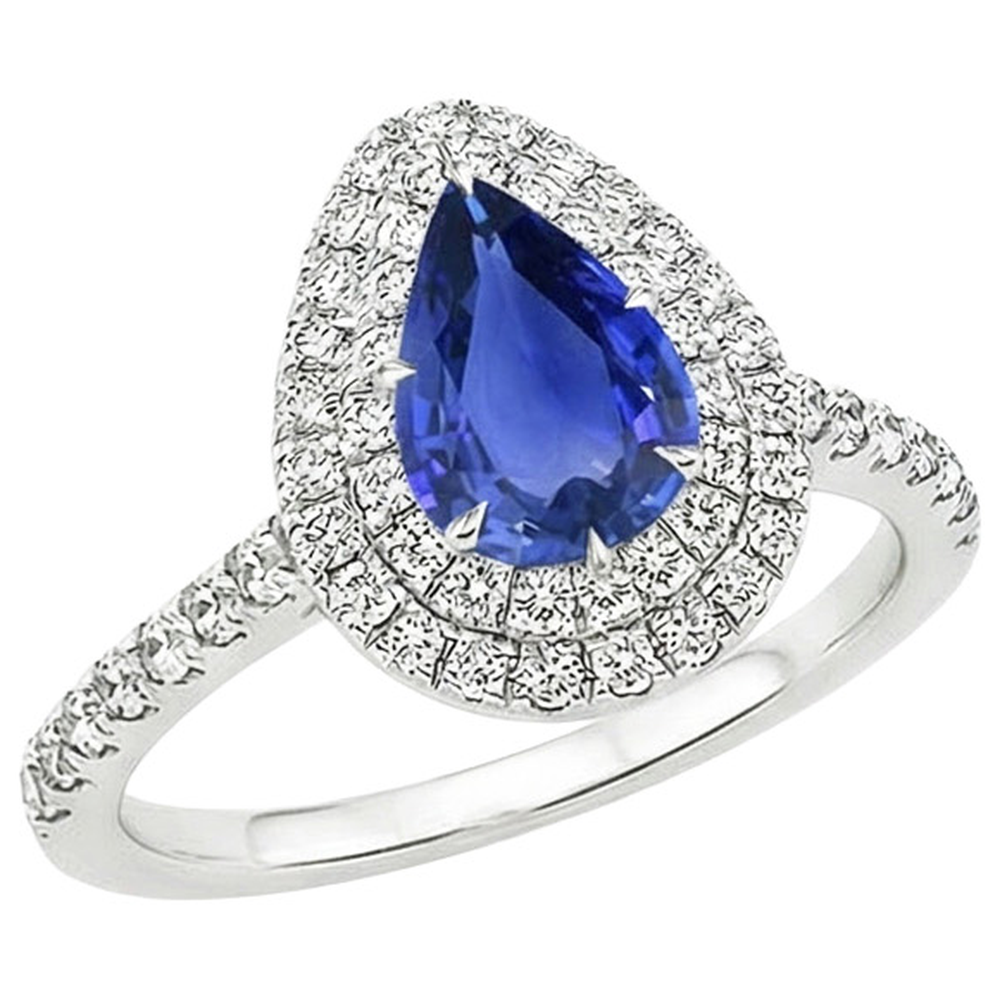 echter round diamant 4.50Karat ring Draufsicht