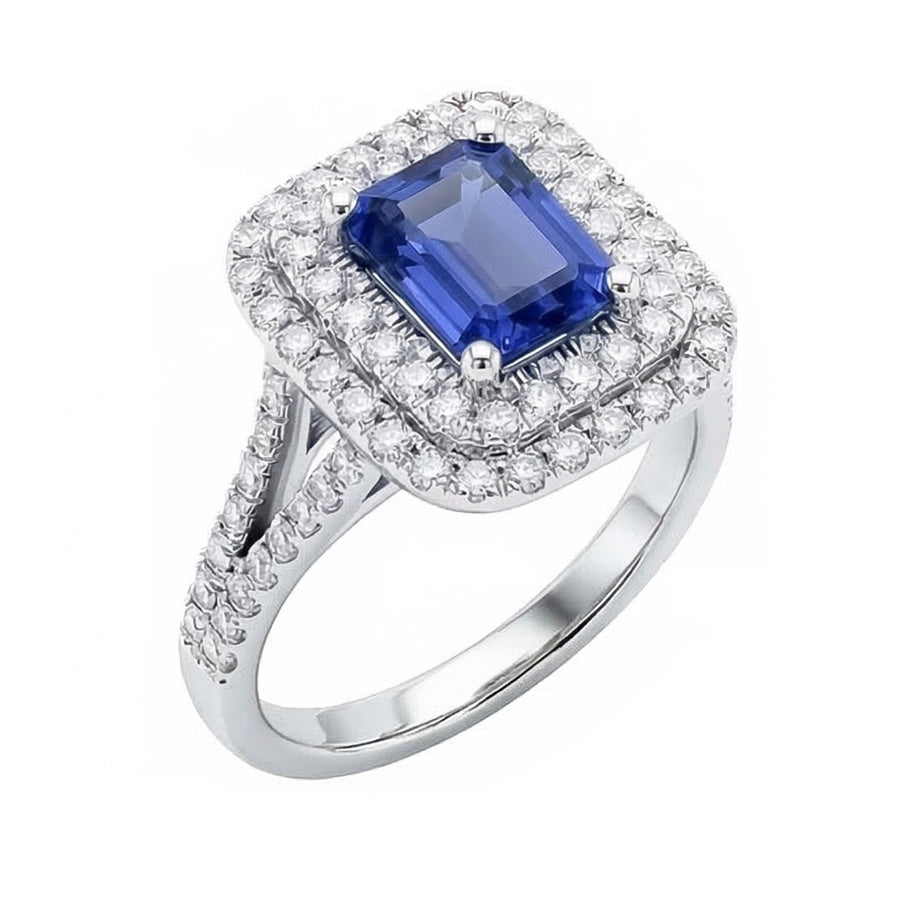 echter round diamant 4Karat ring Seitenansicht