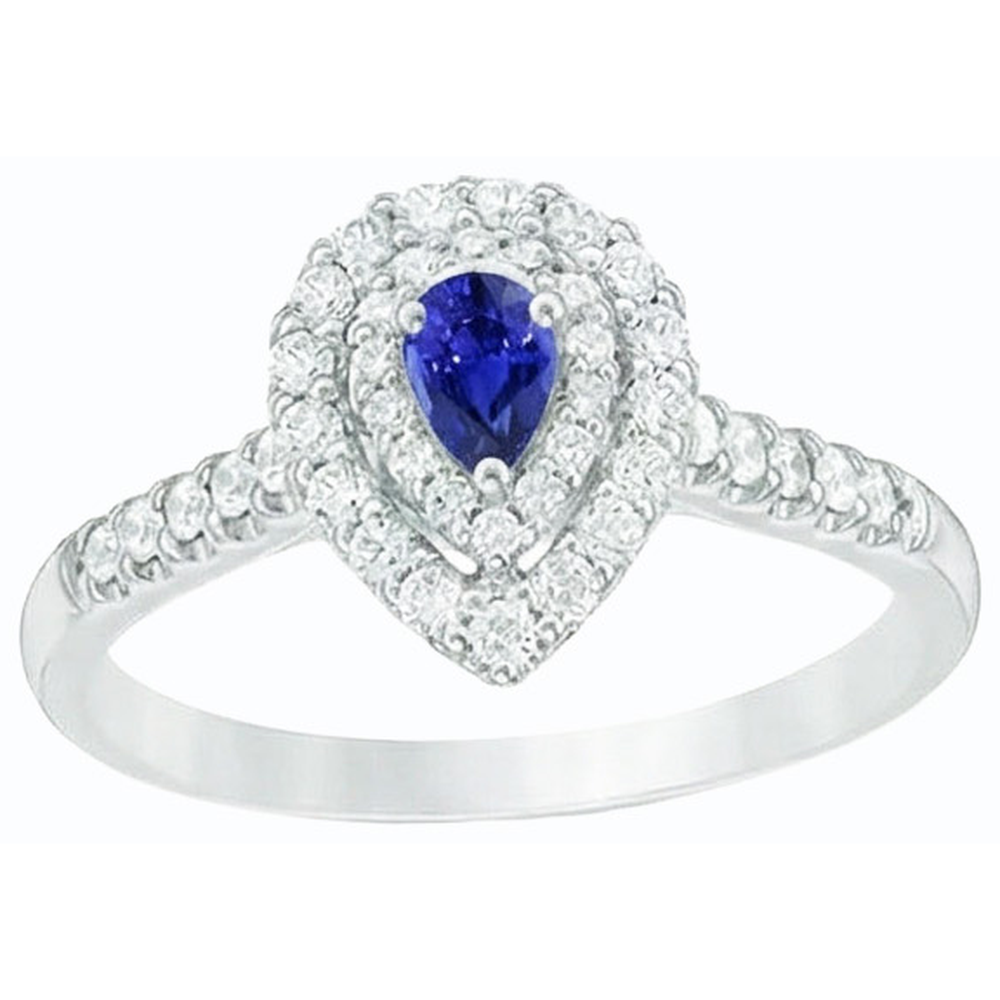 echter round diamant 3Karat ring Draufsicht