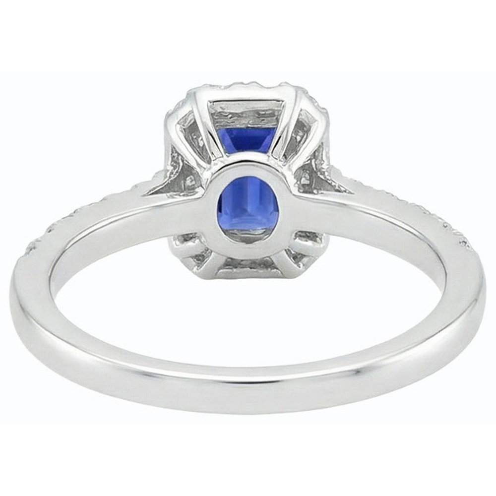 echter round diamant 3Karat ring Draufsicht