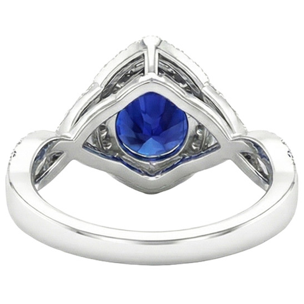 echter round diamant 6.50Karat ring auf Weiß