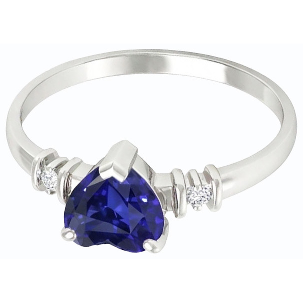 echter round diamant 1.25Karat ring Draufsicht