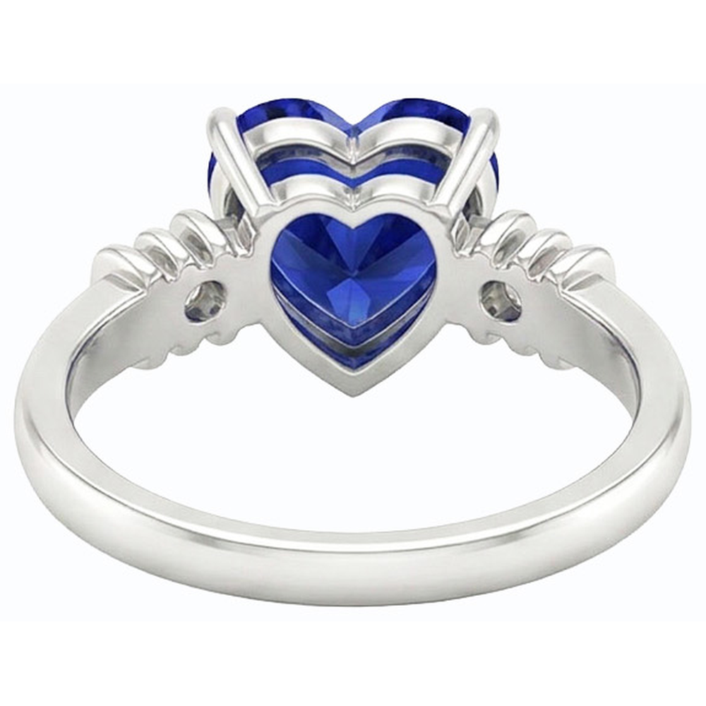 echter round diamant 1.25Karat ring Profilansicht