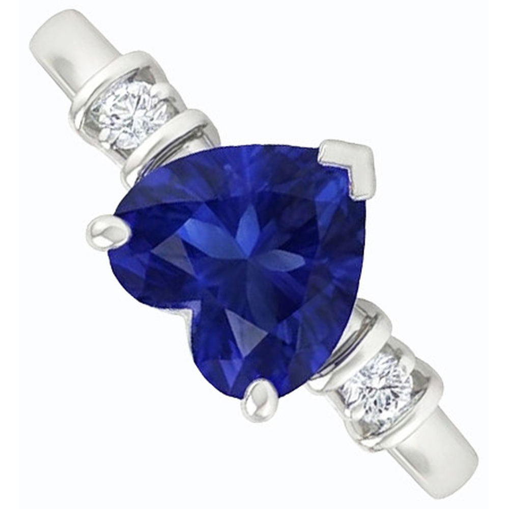 echter round diamant 1.25Karat ring Seitenansicht