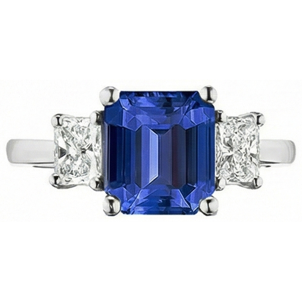 echter round diamant 2.50Karat ring Detailansicht
