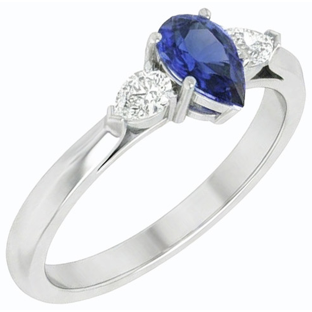 echter round diamant 1.25Karat ring Seitenansicht