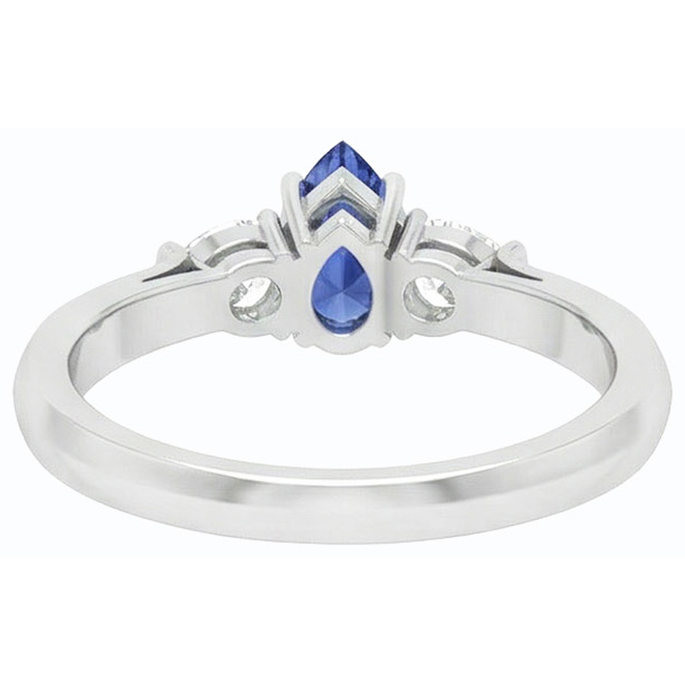echter round diamant 1.25Karat ring Detailansicht