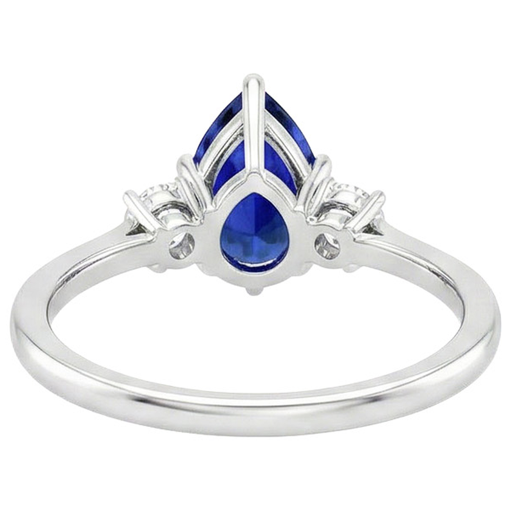 echter round diamant 3Karat ring Seitenansicht