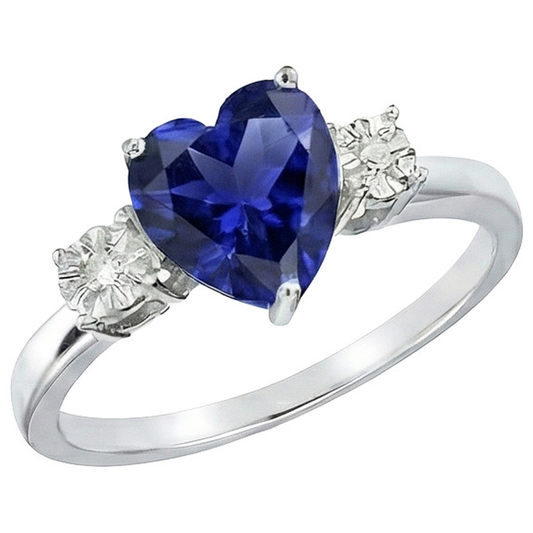 echter round diamant 8Karat ring Seitenansicht