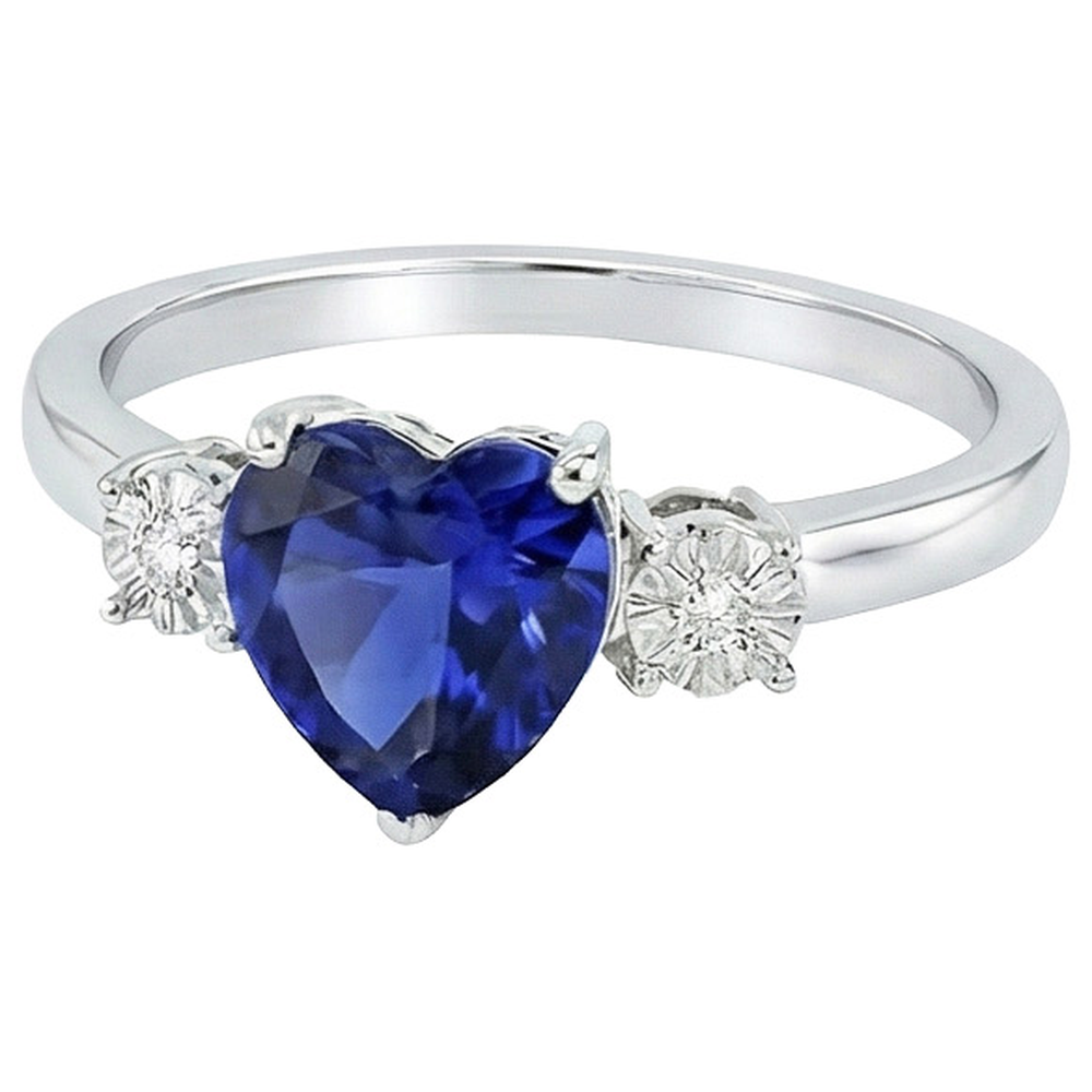 echter round diamant 8Karat ring Detailansicht
