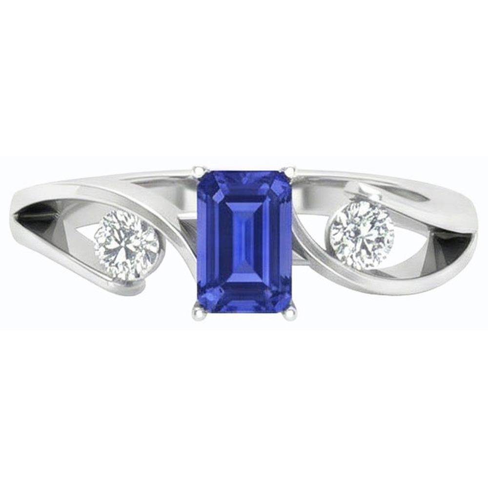 echter round diamant 1.75Karat ring Profilansicht