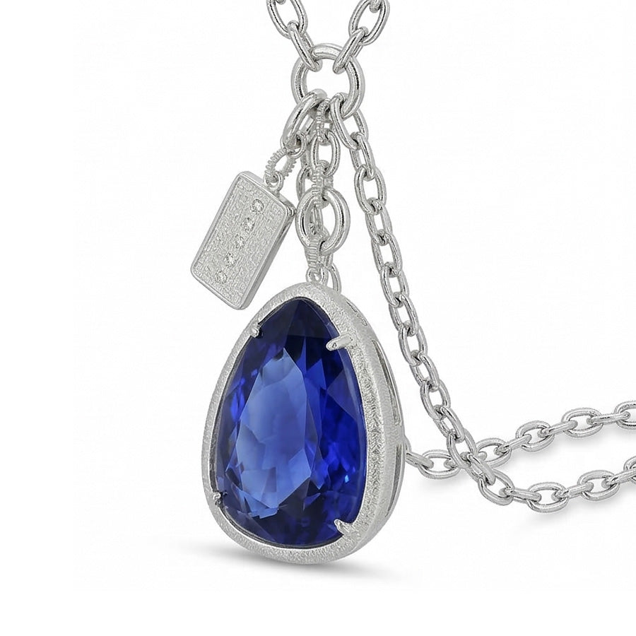 echter diamant 4Karat anhänger Seitenansicht