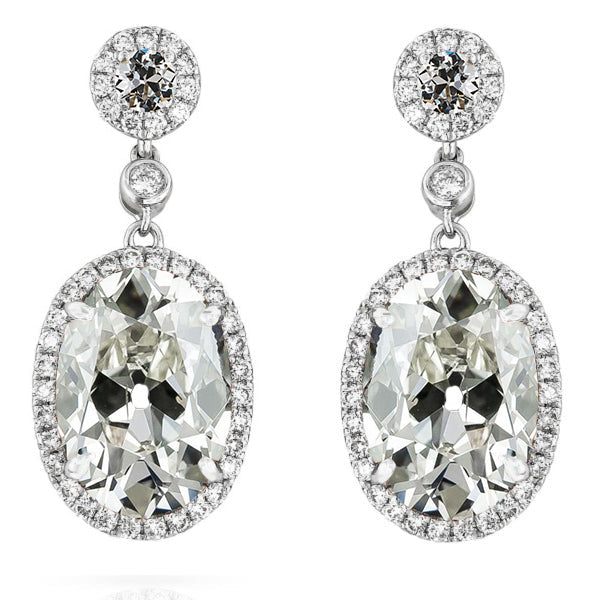 Ohrstecker 14K Weißgold mit Diamant – Hauptansicht