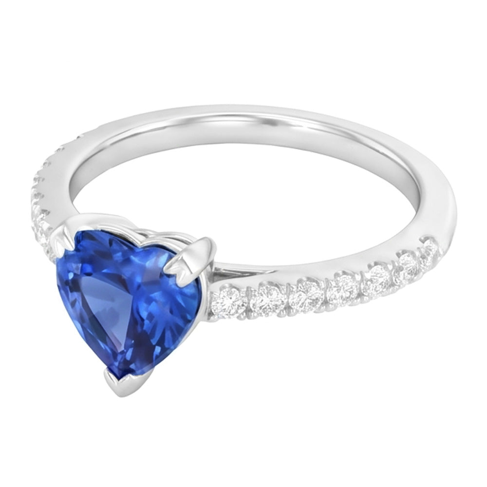 echter round diamant 1Karat ring Detailansicht