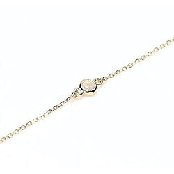 Echt Diamant 1 Karat Lünette Set Armband Gelbgold 14K Schmuck