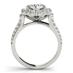 Echt Diamant Flower Style Halo Verlobungsring 3 Karat Damen Schmuck Neu