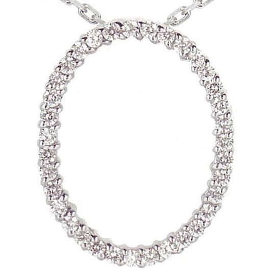 echter round diamant 2.70Karat anhänger Vorderansicht