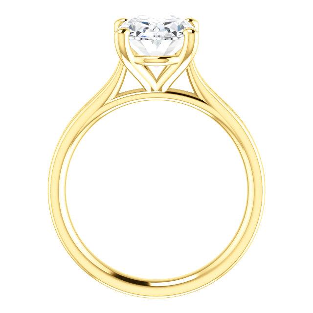 Echt Diamant Solitaire Ring 5 Karat Damen Gelbgold Schmuck Neu