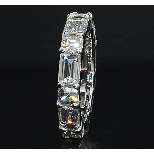 Echt Diamantband Ehering 6,30 Karat Weißgold 14K Schmuck